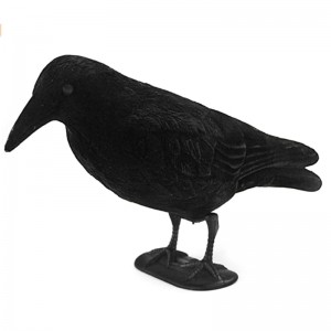 Guguluza Stand Full Body Flocking Crow Coy Hunting Plastic Black Crow Coyss Hallows \\\\\\\\\\\\\\\\\\\\\\\\\\\\ \'s Day Decor W/feet Stake, Tuindecoratie
