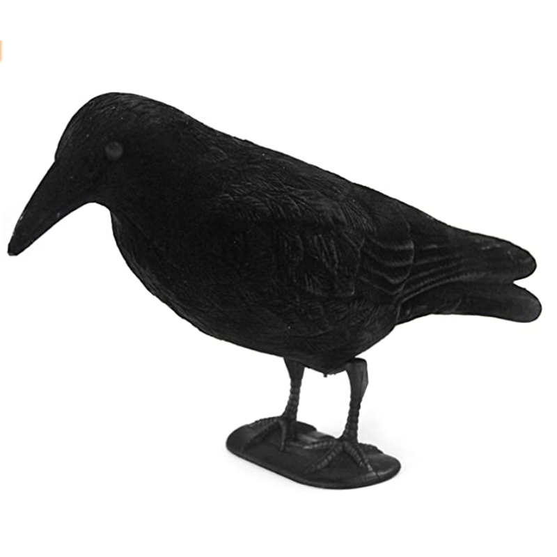 Guguluza Stand Full Body Flocking Crow Coy Hunting Plastic Black Crow Coyss Hallows \\\\\\\\\\\\\\\\\\\\\\\\\\\\ \'s Day Decor W/feet Stake, Tuindecoratie